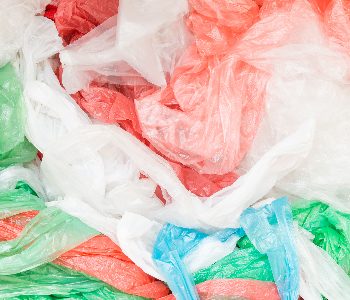Plastic bags stock image 2020