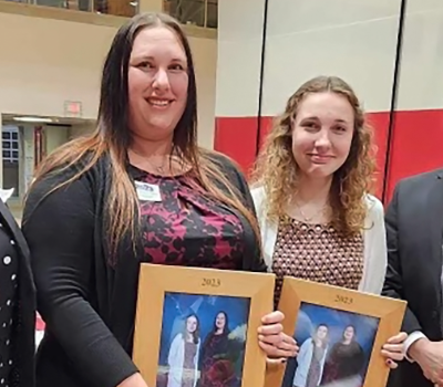Senior Cherry, mentor McMullen honored