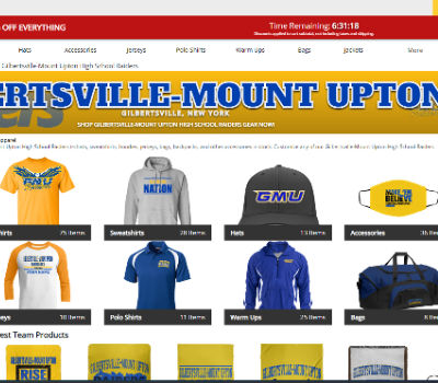 GMU SpiritShop home page (8/2022)