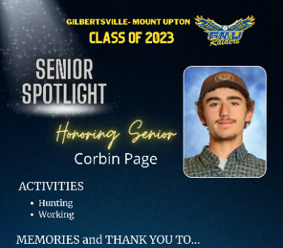 Senior Spotlight | Corbin Page