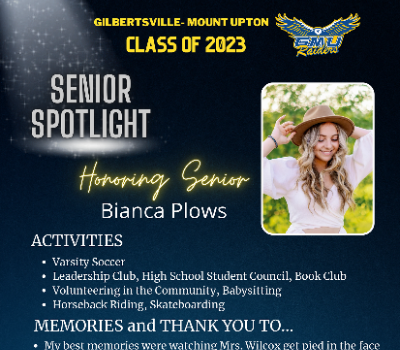 Senior Spotlight | Bianca Plows
