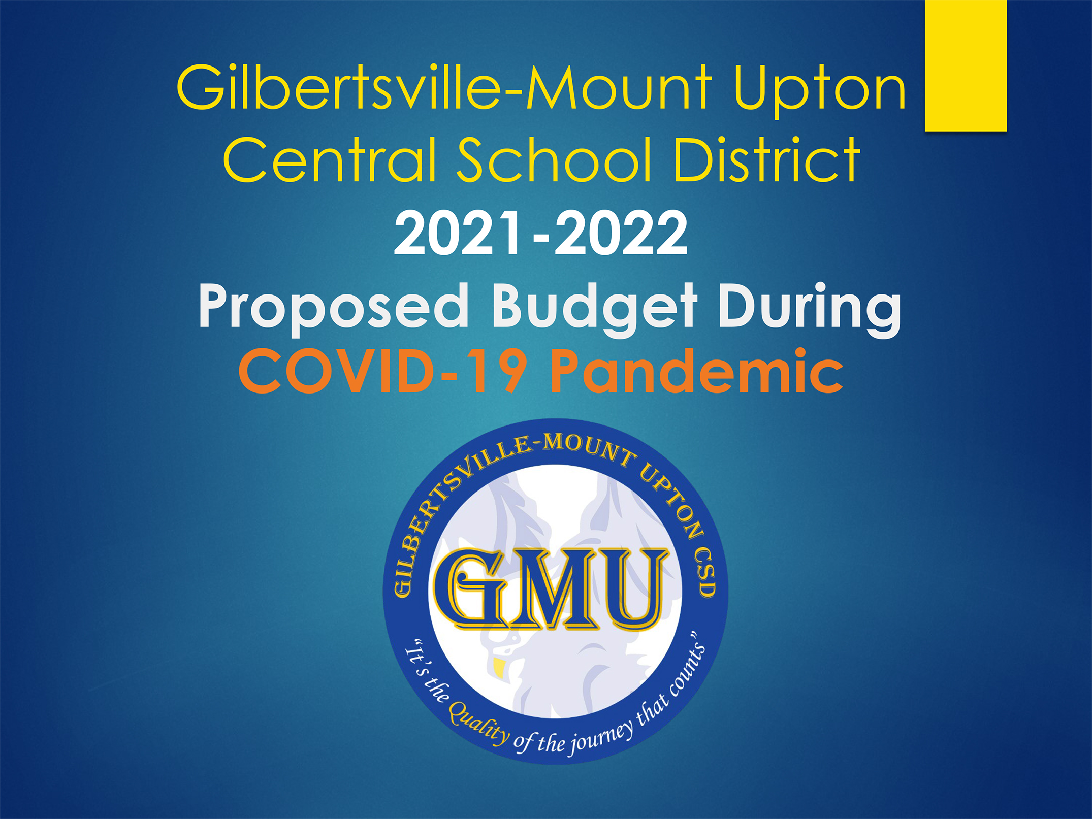 Proposed Budget Presentation Cover 2021-2022