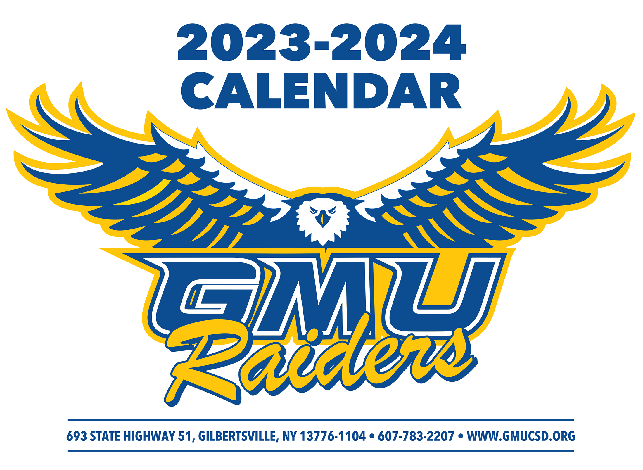 GMU 2023-2024 District Calendar Cover (8/2023)