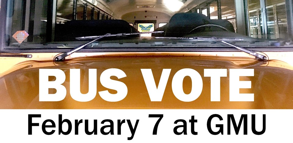 Bus Vote February 7 at GMU (1/2023)