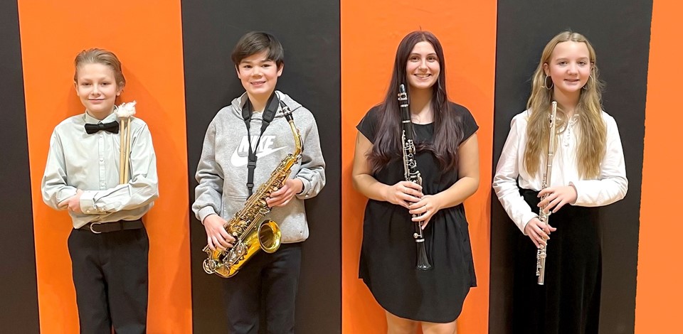 All-County Music Band Students (2/2024)