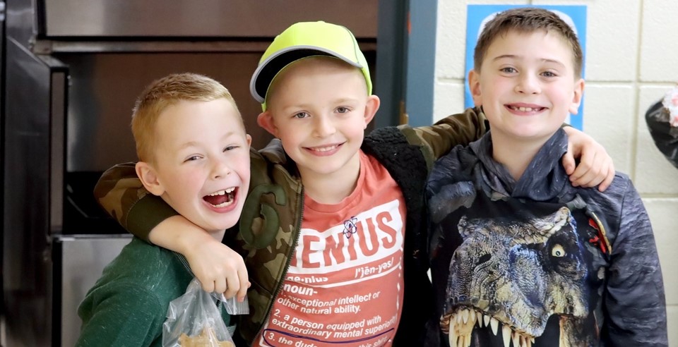 Three boys smiling (3/2024)